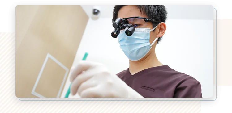 マイクロスコープ・拡大鏡でなるべく健康な歯を守る歯科治療